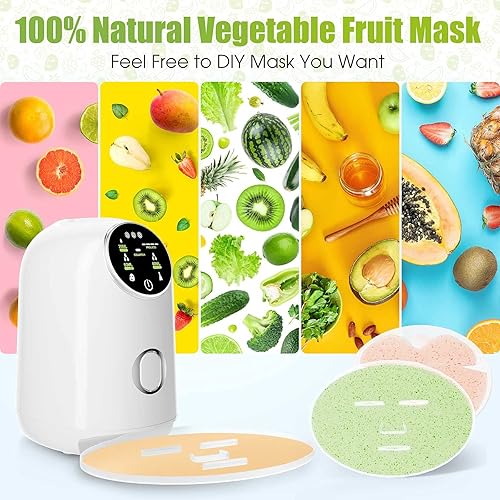 Miniatura 2 de AFDEAL Máquina de mascarillas faciales, fabricante de mascarillas faciales para colágeno, frutas y verduras, máquina automática para el hogar,