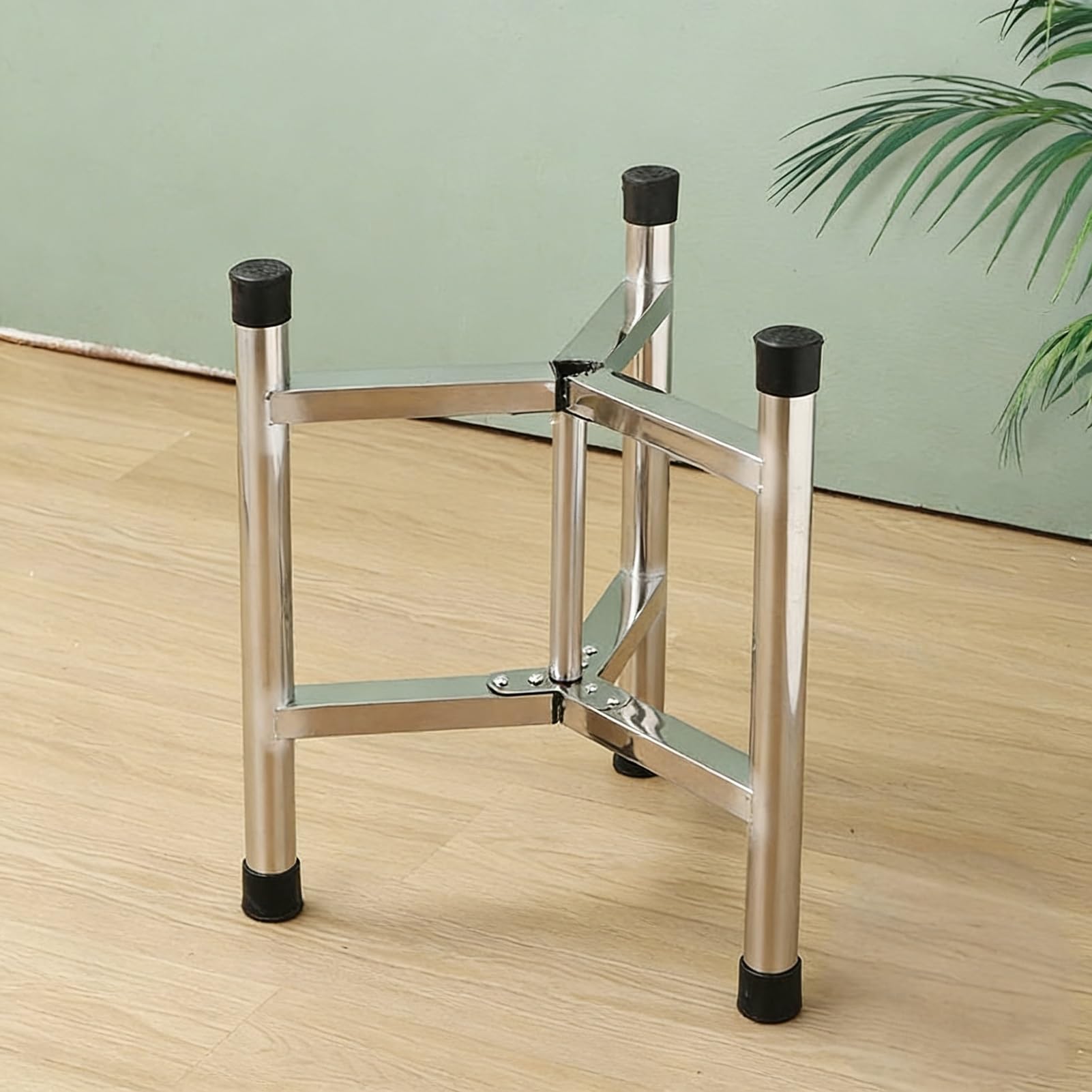 Support triangulaire de distillation pliable pour stabiliser les réservoirs en acier inoxydable