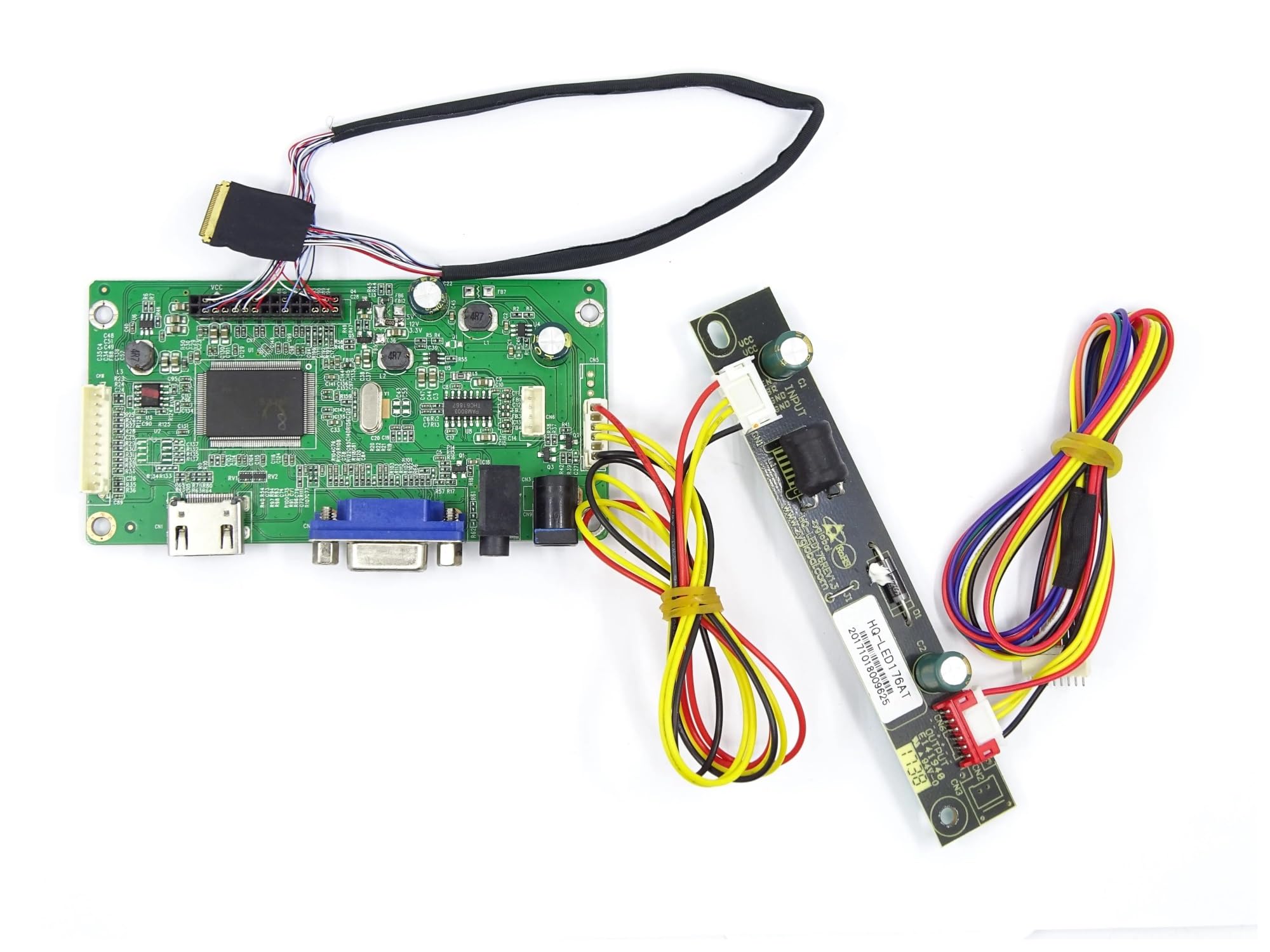 Compatible for VGA， LCD LED Controller 30Pin EDP Kit DIY for LM215WF3(SD)(D1)/ SDD2/ SDD3 SDD4 MAC A1418 1920X1080 HDMI-Compatible Monitor Panel(LM215WF3(SL)(A1))