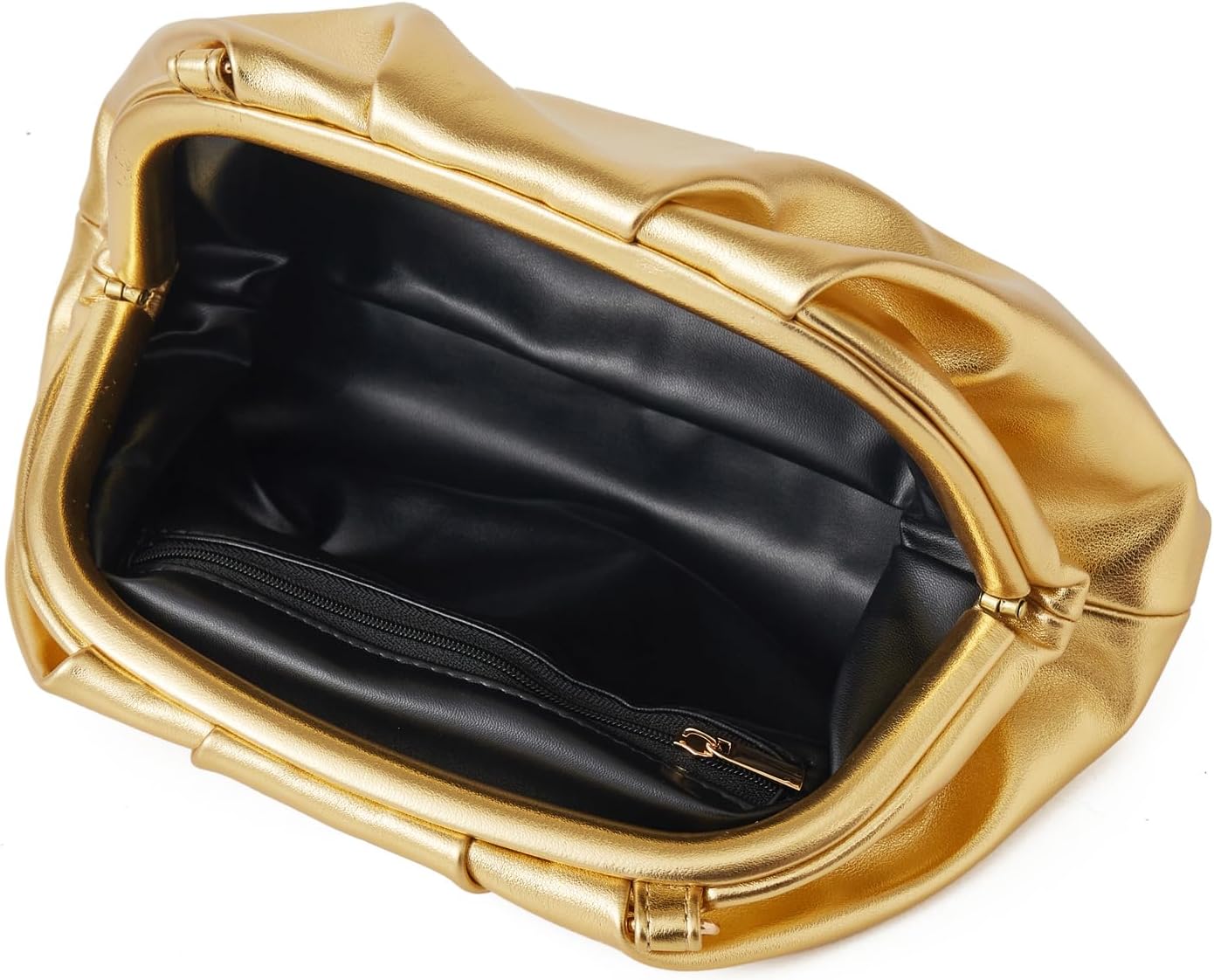 Women's Clutch Purse,detachable chain shoulder bag, dumpling crossbody bag, cloud evening clutch.