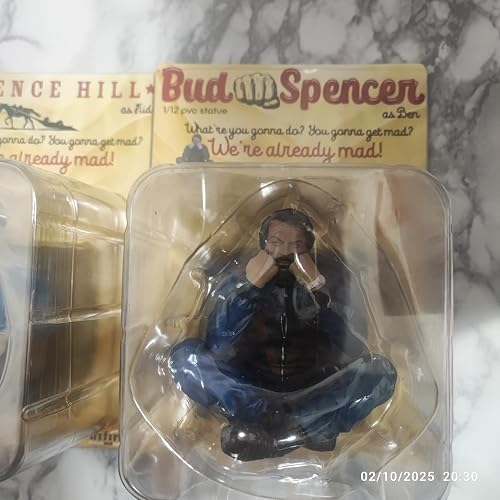 Bud Spencer & Ben – Statue Scène Film « Attention, On Va S'fâcher ! » – PVC 1/12, 8 Cm