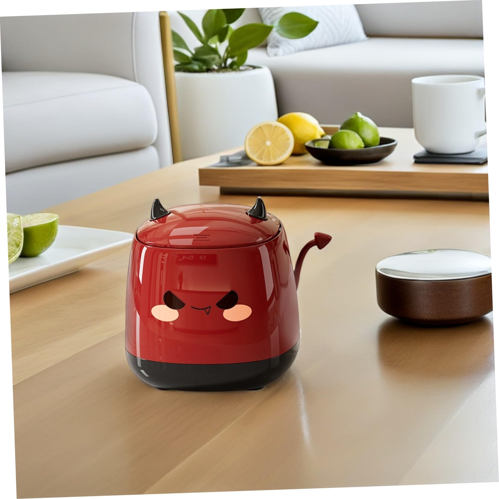 Toyvian Mini Schreibtisch Mülleimer Mit Deckel Klein Für Arbeitsplatte Winziger Abfalleimer Für Arbeitsplatte Niedlicher Schreibtisch Mülleimer Mini Abfallkorb