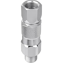 Upgraded Version 244515 Straight Hose Swivel, for Graco Paint Sprayers | 1/4" x 1/4", 360 Rotation, 3000 PSI, for Magnum Paint Sprayers Straight Hose and Spray Gun, Prevents Kinking and Tangling