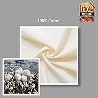 Vista 7 de TOPDesign Paquete de 10 bolsas de mano económicas de algodón de 11.8"x13", bolsas de tela ligeras y pequeñas reutilizables para compras