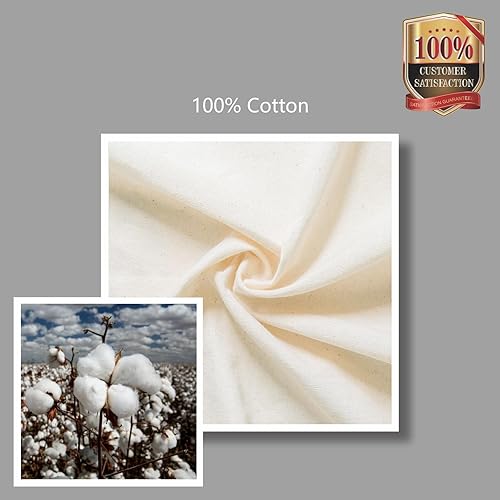 Vista 14 de TOPDesign - Paquete de 5 bolsas de algodón negro de 16 x 15 pulgadas, bolsas de tela ligeras y medianas reutilizables, adecuadas para bricolaje