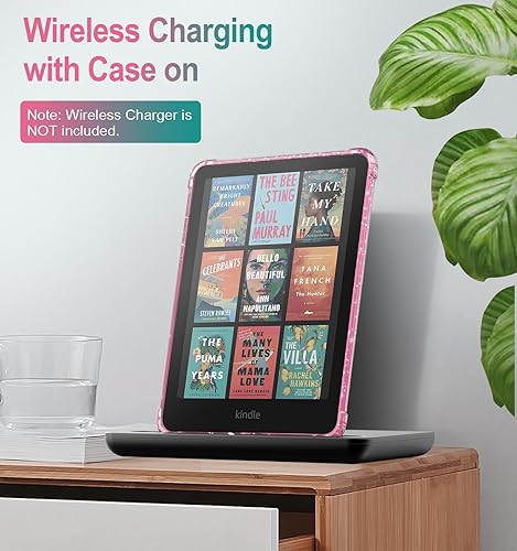 Miniatura 37 de MoKo Funda para Kindle Paperwhite de 6.8" (11ª generación-2021) y Kindle Paperwhite Signature Edition, ultra transparente, suave, flexible, Negro