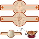 Silicone Bread Sling for Dutch Oven, Non-Stick & Easy to Clean Baking Mat Set, 2 Pcs Reusable Bread Sling for Sourdough Tools ＆ Accessories