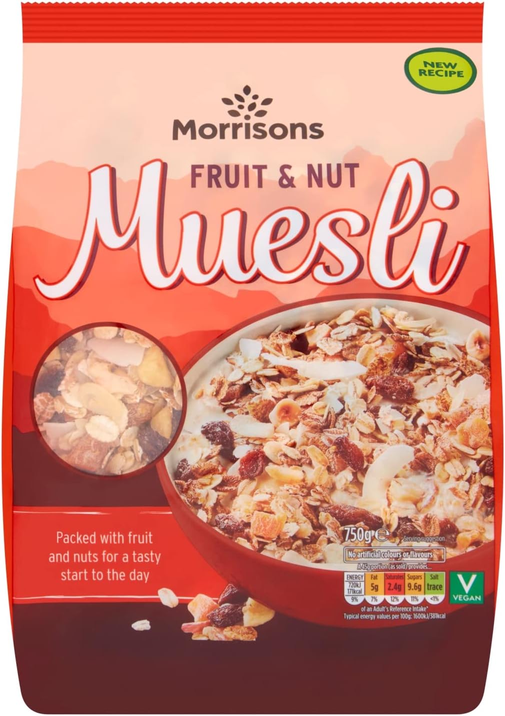 Morrisons Fruit and Nut Muesli 750g Amazon.co.uk Grocery