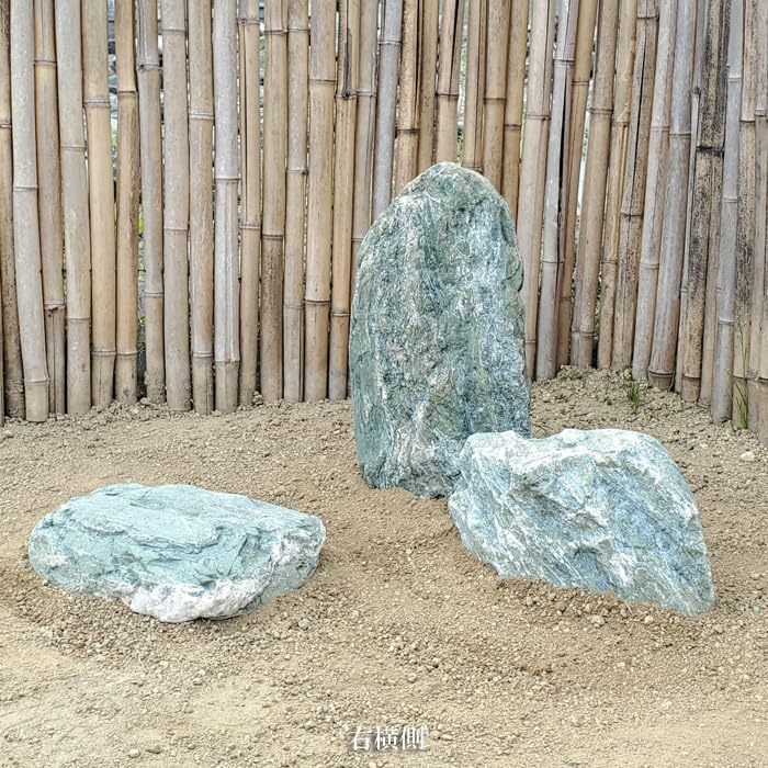 庭石 阿波の青石3石SET【庭石】青石3点セットです。 庭石・青石の