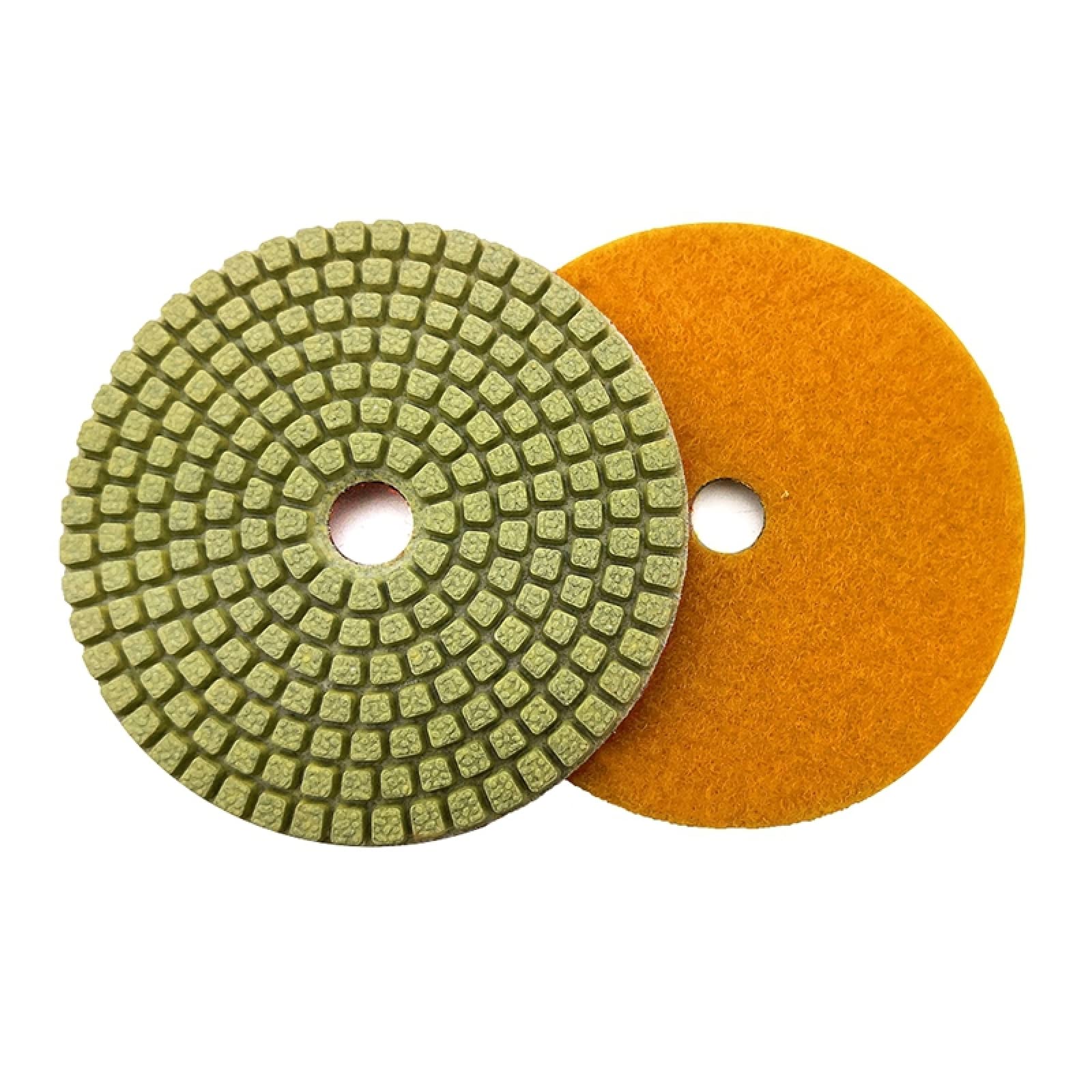 Almohadillas pulidoras de diamante, Lote de 7 almohadillas for pulir mármol de 4 pulgadas y 100 mm, disco de pulido de diamante for baldosas de cerámica y hormigón WPD12(3000)