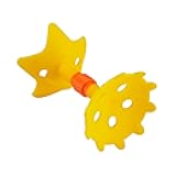 Innobaby Original Teethin Smart EZ Grip Star Teether and Sensory Toy for Babies and Toddlers. BPA Free Teether Yellow