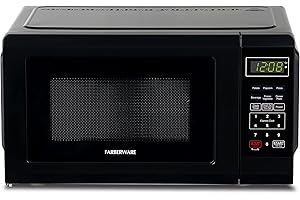 Farberware Compact Countertop Microwave Oven: 0.7 Cu. Ft. of Space-Saving Convenience