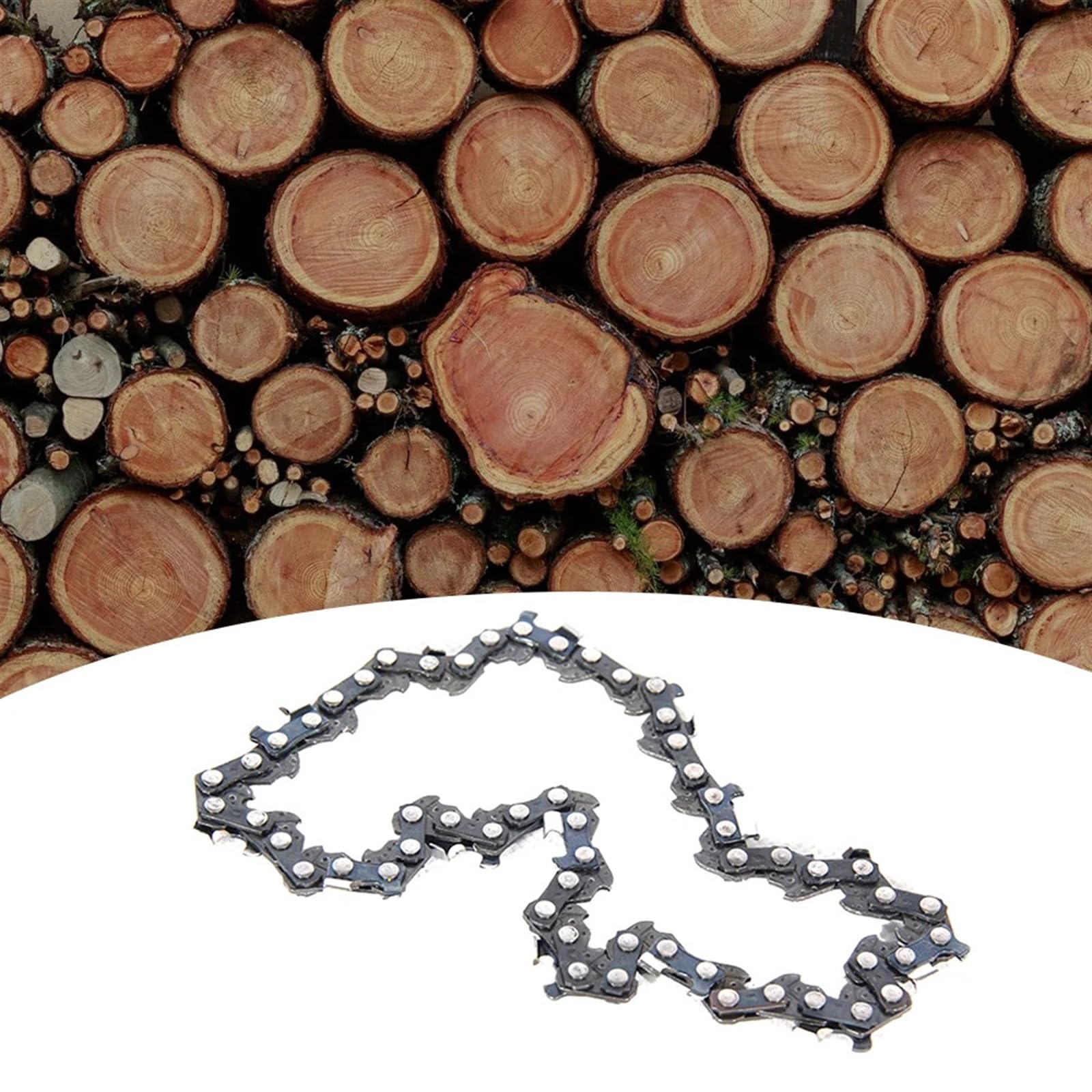 Cadenas de 4/6/8 pulgadas y barra guía mini cadenas de acero, hoja de sierra eléctrica, herramienta eléctrica, accesorio de sierra de repuesto para corte de madera
