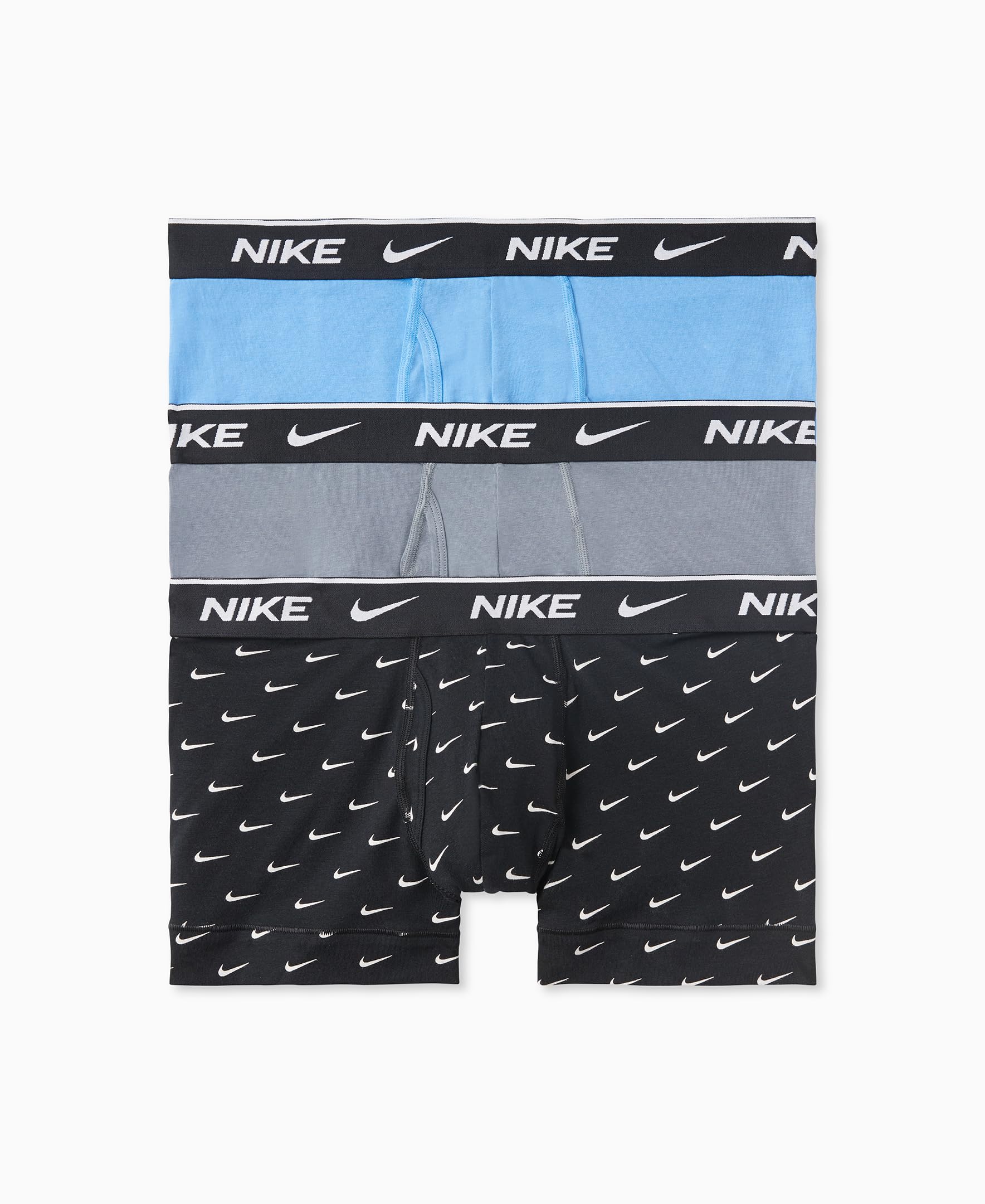 Nike Men's Essential Cotton Stretch W/Fly Trunk Underwear (3-Pack)