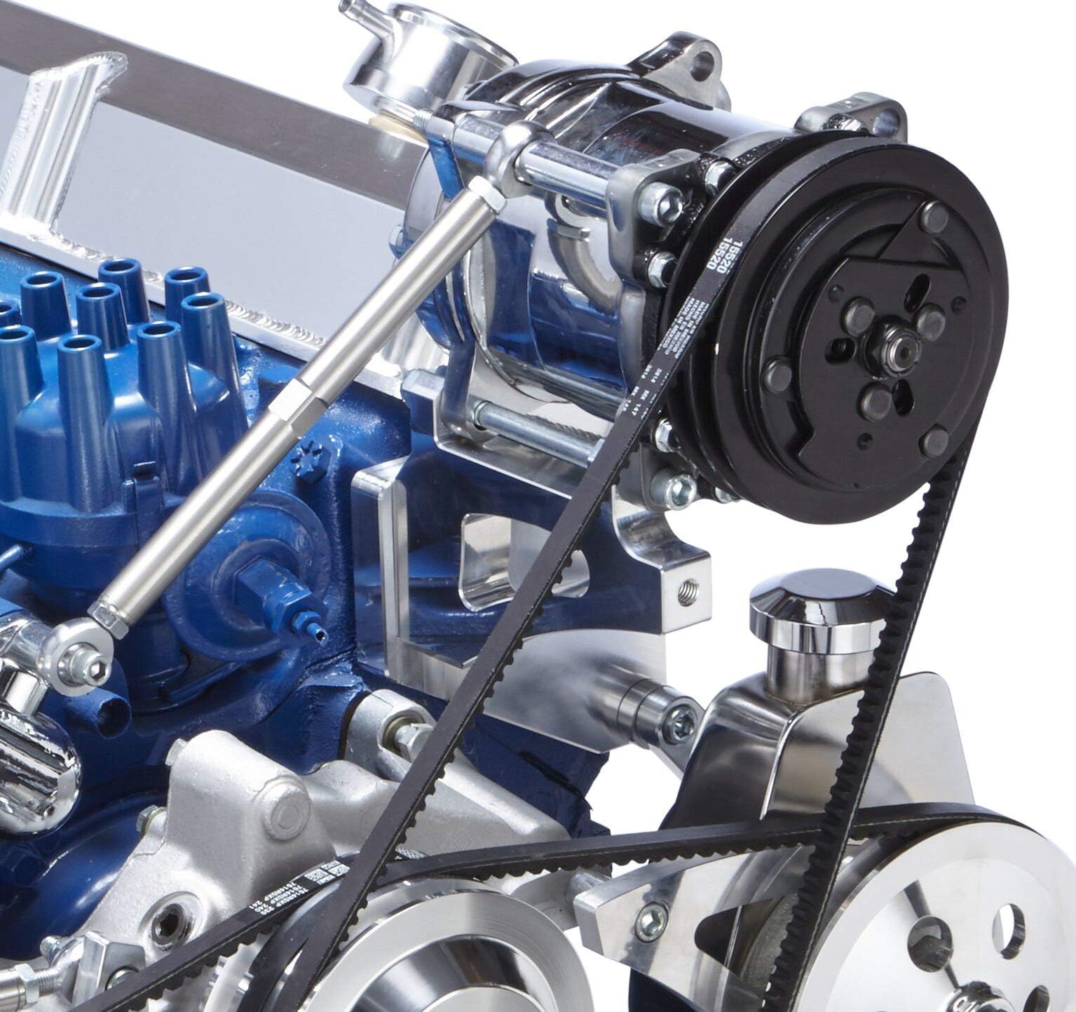 Amazon.com: Vintage Air 15410-VCB Side Mount A/C Compressor Bracket ...