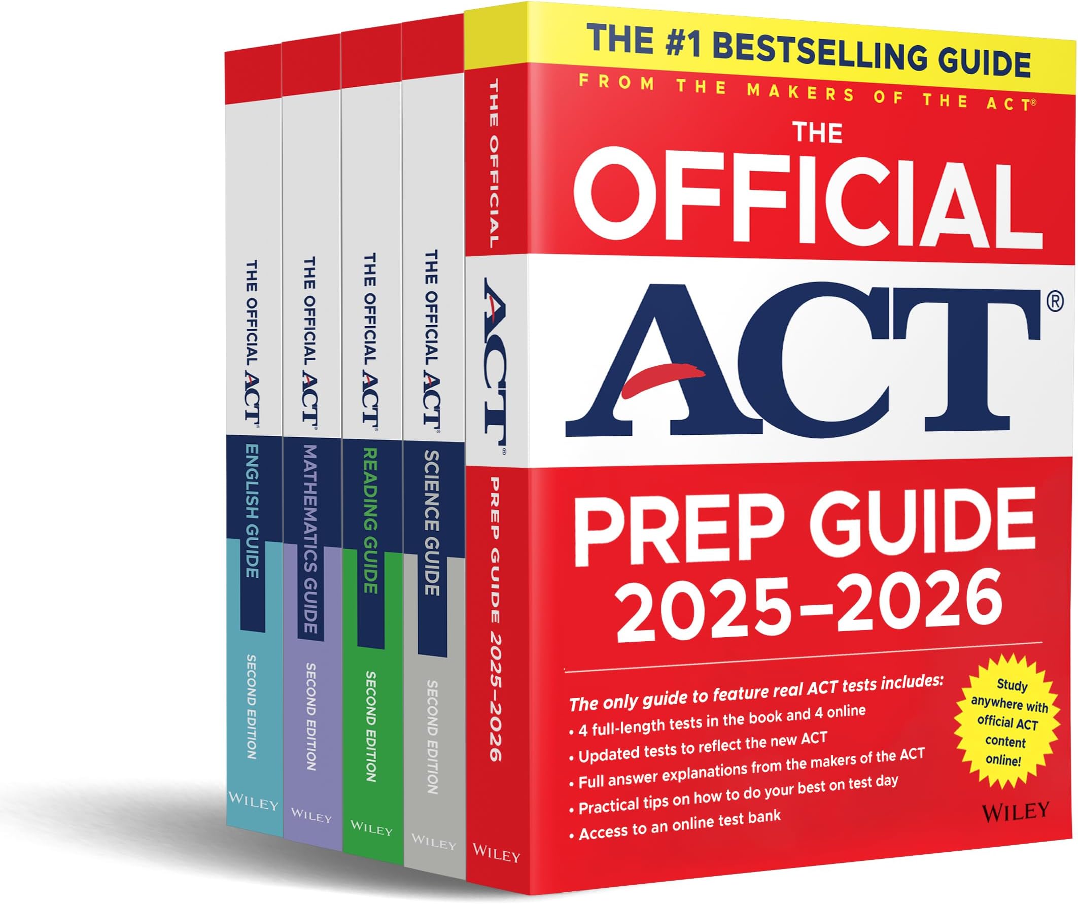 The Official ACT Prep & Subject Guides 2025-2026 Complete Set