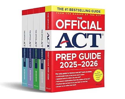 The Official ACT Prep & Subject Guides 2025-2026 Complete Set (Official Act Prep Guides)