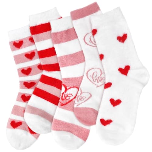 FilmHOO Fuzzy Socks for Women Cozy Fluffy Warm Socks |