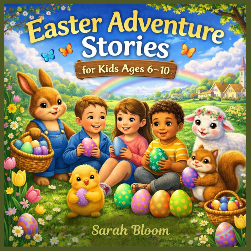 Easter Adventure Stories for Kids Ages 6–10: 10 Heartwarming Easter Tales About Kindness, Courage, Friendship, and Springtime Fun