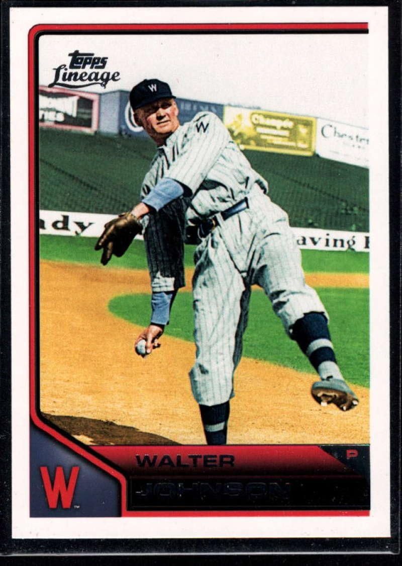 2011 Topps Lineage #16 Walter Johnson Senators MLB Baseball Card NM-MT