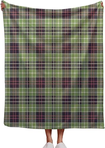 Mantas suaves y mantas retro creativas para sofá, decorativas, 55 x 70 pulgadas