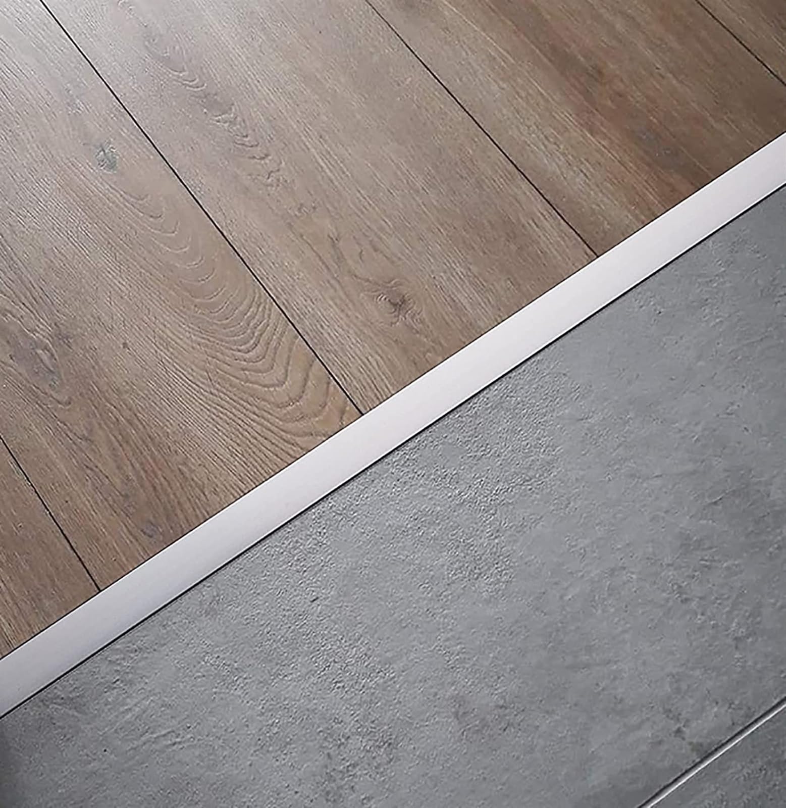 Profilo di Transizione, Striscia di Soglia, Pavimento in laminato/bordo in legno, rivestimento for pavimenti lisci(Gold)
