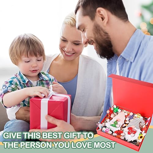 Miniatura 7 de Blulu 20 piezas de letrero de gnomo de Navidad intercambiable de madera de temporada para decoración del hogar, decoración navideña intercambiable