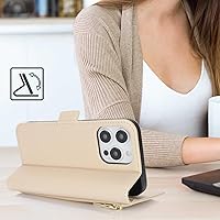 Vista 63 de Havaya Funda para iPhone 13 Pro Max y iPhone 12 Pro Max, cartera compatible con magsaf 2 en 1, desmontable magnética con tarjetero y ranura trasera