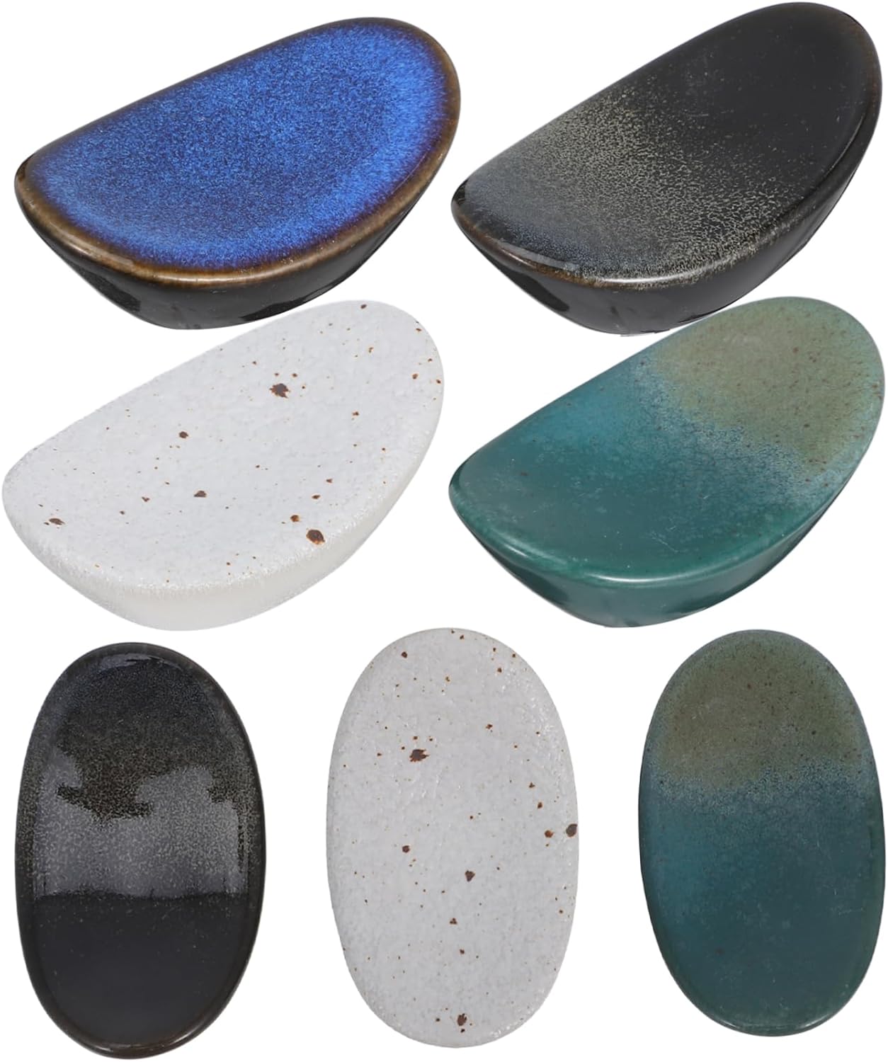 蒙古焼 藍窯 木棚付 中鉢 小皿 箸置 各5客 醤油差し1客セット新品 未 蒙古焼 藍窯 木棚付 中鉢 小皿 箸置 各5客 醤油差し1客セット新品 未