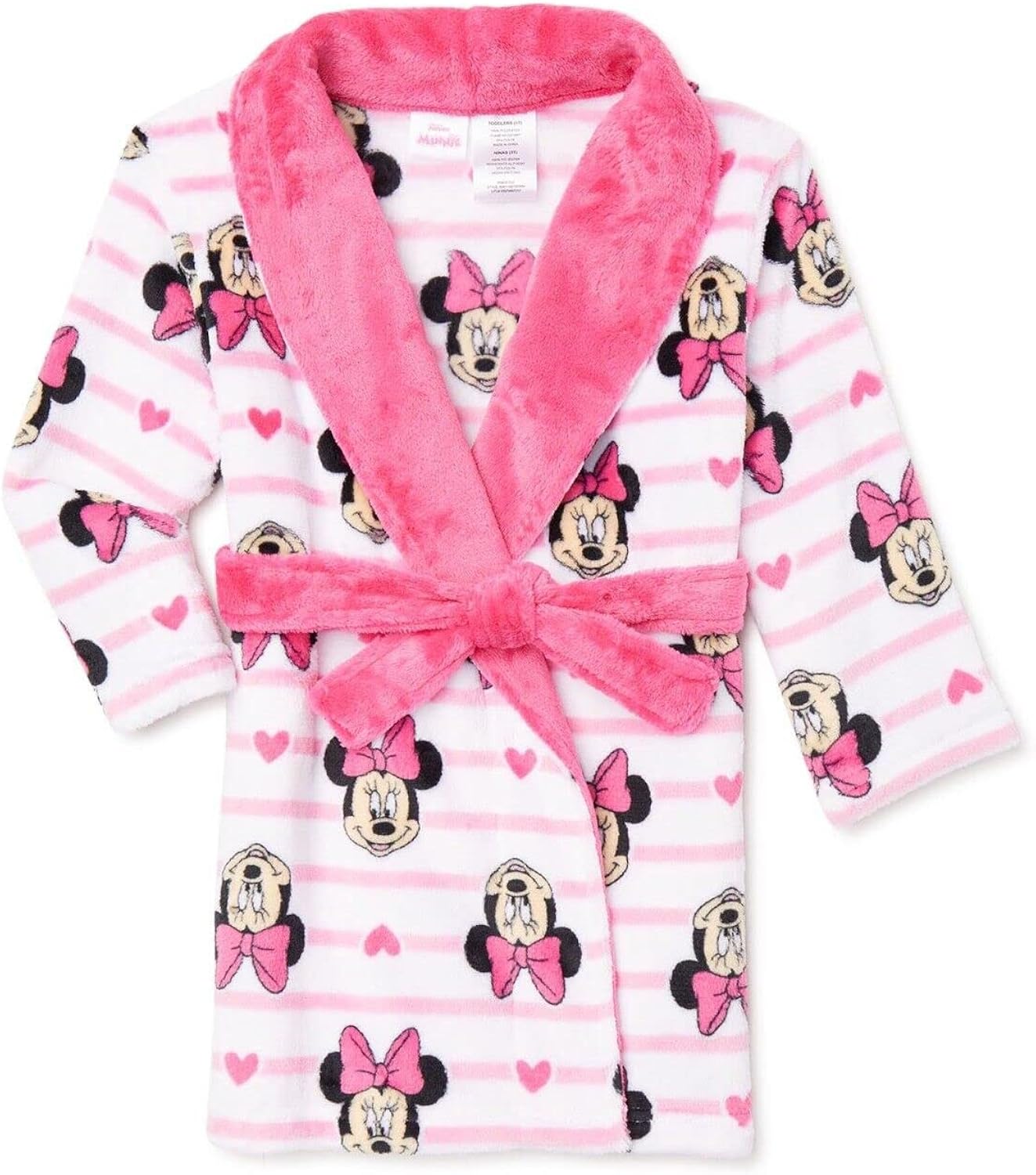Disney Minnie Mouse Toddler Girl Bathrobe Pajama Size 4T Clothing, Shoes & Jewelry
