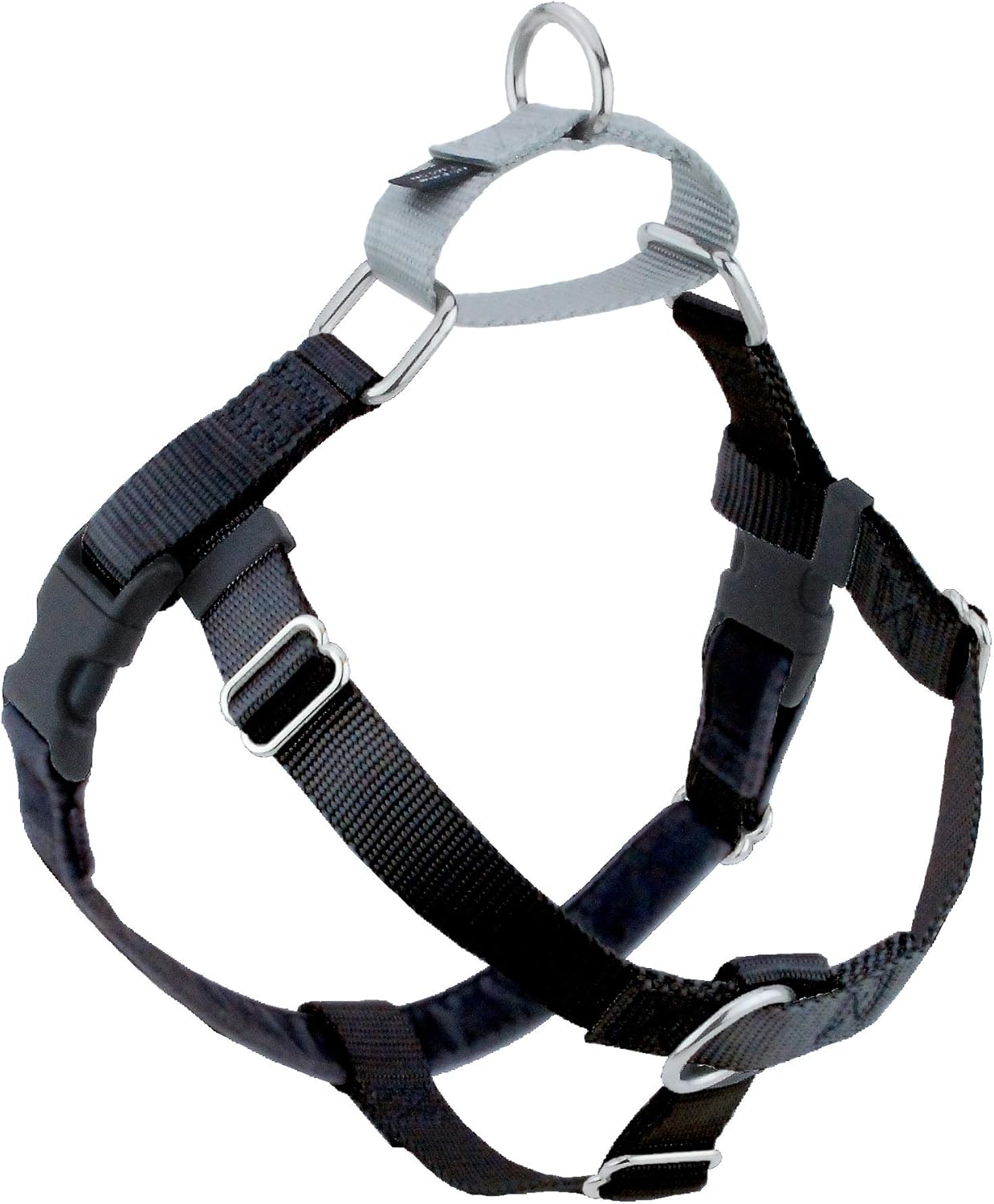 Freedom No-Pull Harness ONLY (1" Wide X-Large (30"-38"), Turquoise w/Silver Loop)