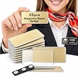CiLoN Magnetic Name Badge with Clear Acrylic Cover. DIY Customizable 1.5