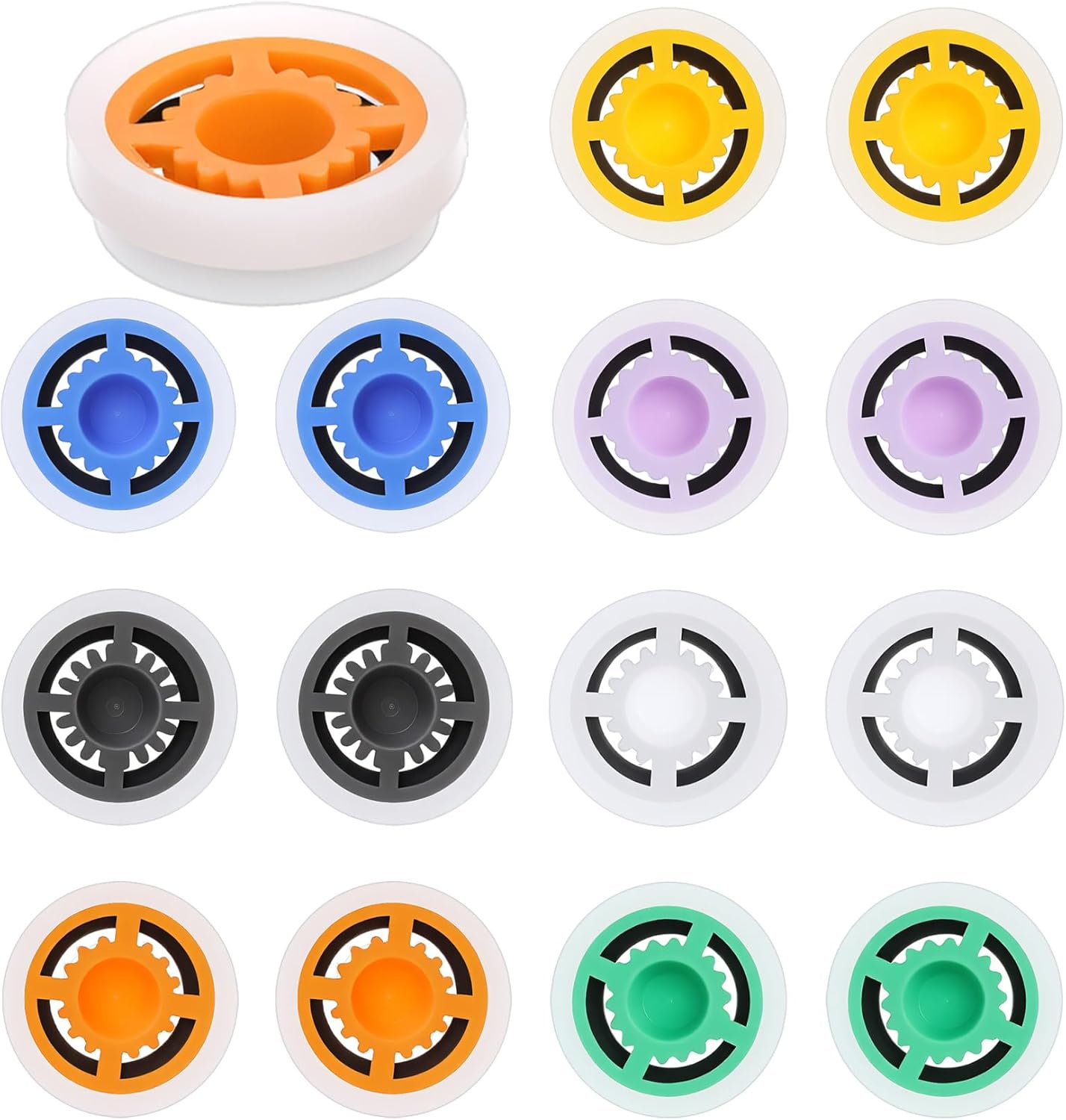Shower Flow Restrictor, 14 PCS Shower Head Flow Restrictor Reducer Water Volume Limiter Set for ShowerHead, Toilet, Faucet, Garden Watering Hose