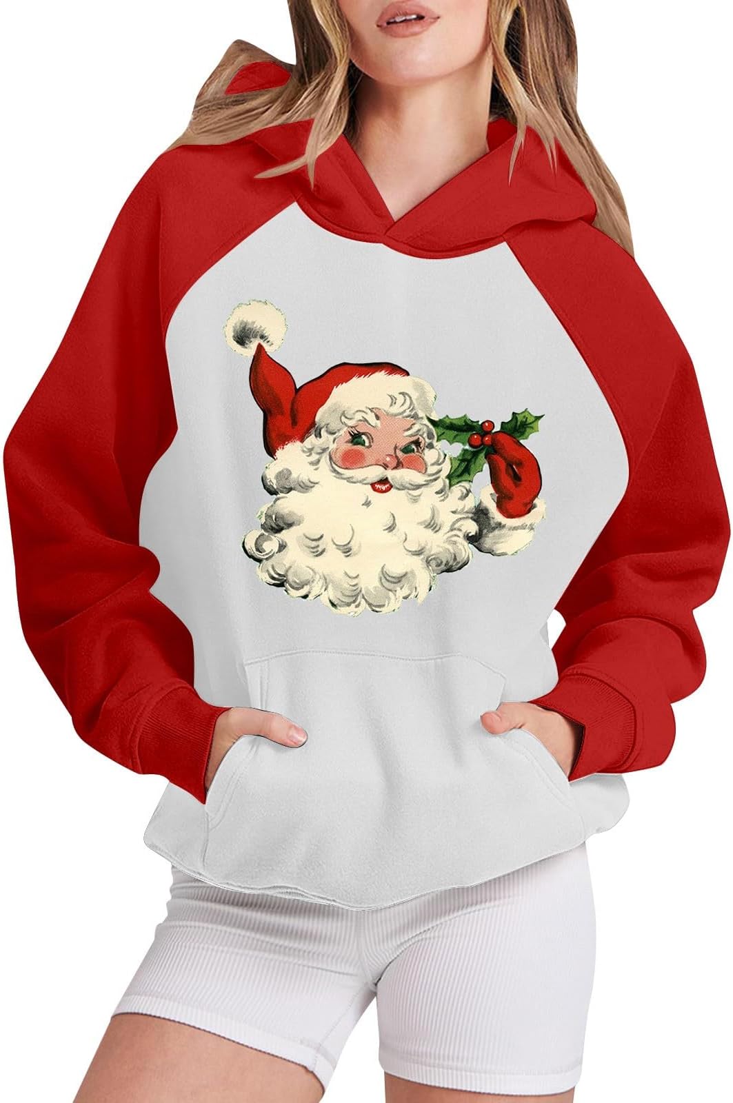 Womens' Oversized Halloween Hoodies Sweatshirt Football Pumpkin Print Crewneck Long Sleeve Tops 2740 Fall Shirt