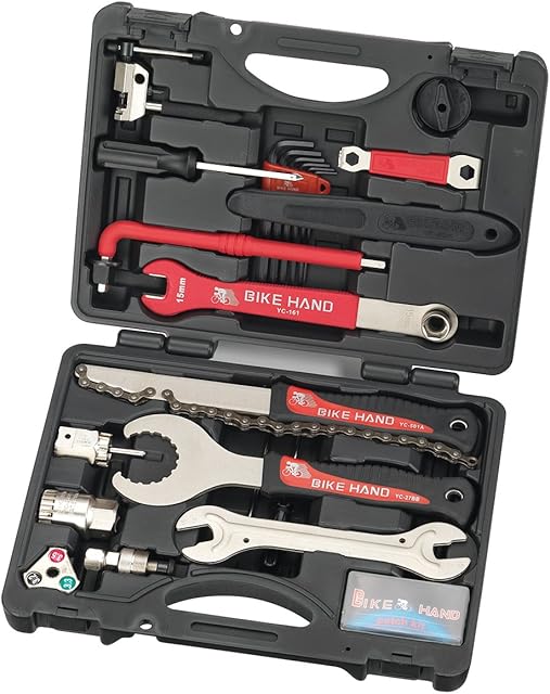 Bike Hand YC-728 Bicycle Professional Tool Kit For Shimano use (Red)