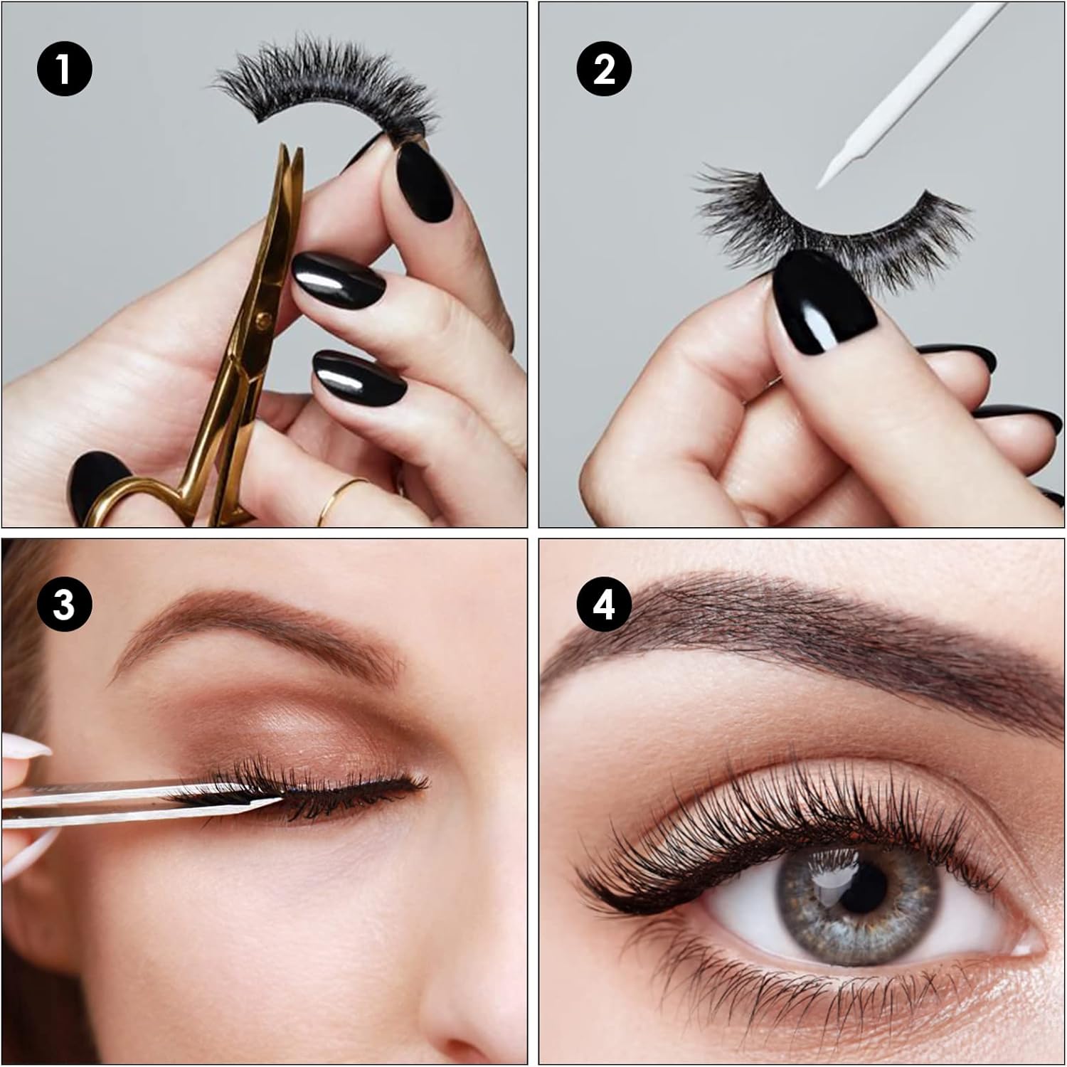 False Lashes Mink Natural Eyelashes 3D Mink Faux Mink Lashes Wispy Short Eyelashes Fluffy Lashes Natural Look 5 works Pack by Glowingwin - Image 5