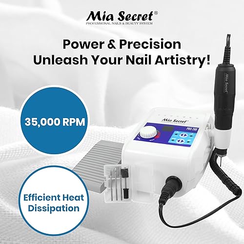 Miniatura 2 de MIA SECRET NAILS PROFESSIONAL Pro-Speed PRO-284 - Taladro de uñas (30,000 rpm)