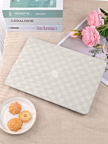 Miniatura 69 de Seorsok Compatible con MacBook Air de 13 pulgadas 2022 2021 2020 2019 2018 versión A1932 A2179 M1 A2337 Touch ID, elegante funda rígida de plástico