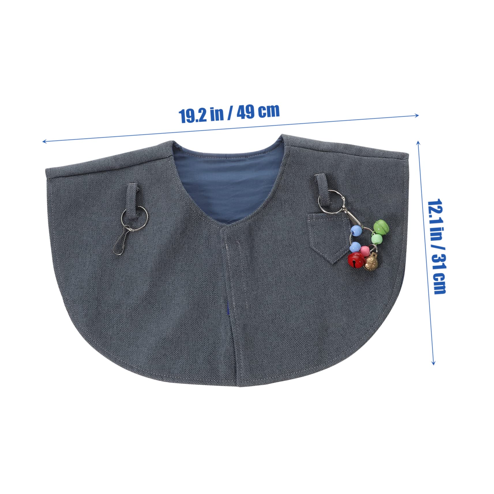 Parliky 1Pc Bird Shoulder Protector for Parrots Ant Diaper Shawl Easy to Wear Multi Functional Pet Accessory for Parrot Training and Protection