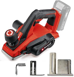 Einhell 4345401 Cordless 3-1/4" Portable Planer TE-PL 18/82 Li-Solo Power X-Change (Li-Ion, 18V, Chip Depth Up to 5/64", Aluminium Soleplate. Battery and Charger not Included)