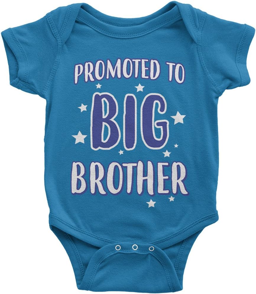 Threadrock Baby Boys' Promoted to Big Brother Infant Bodysuit