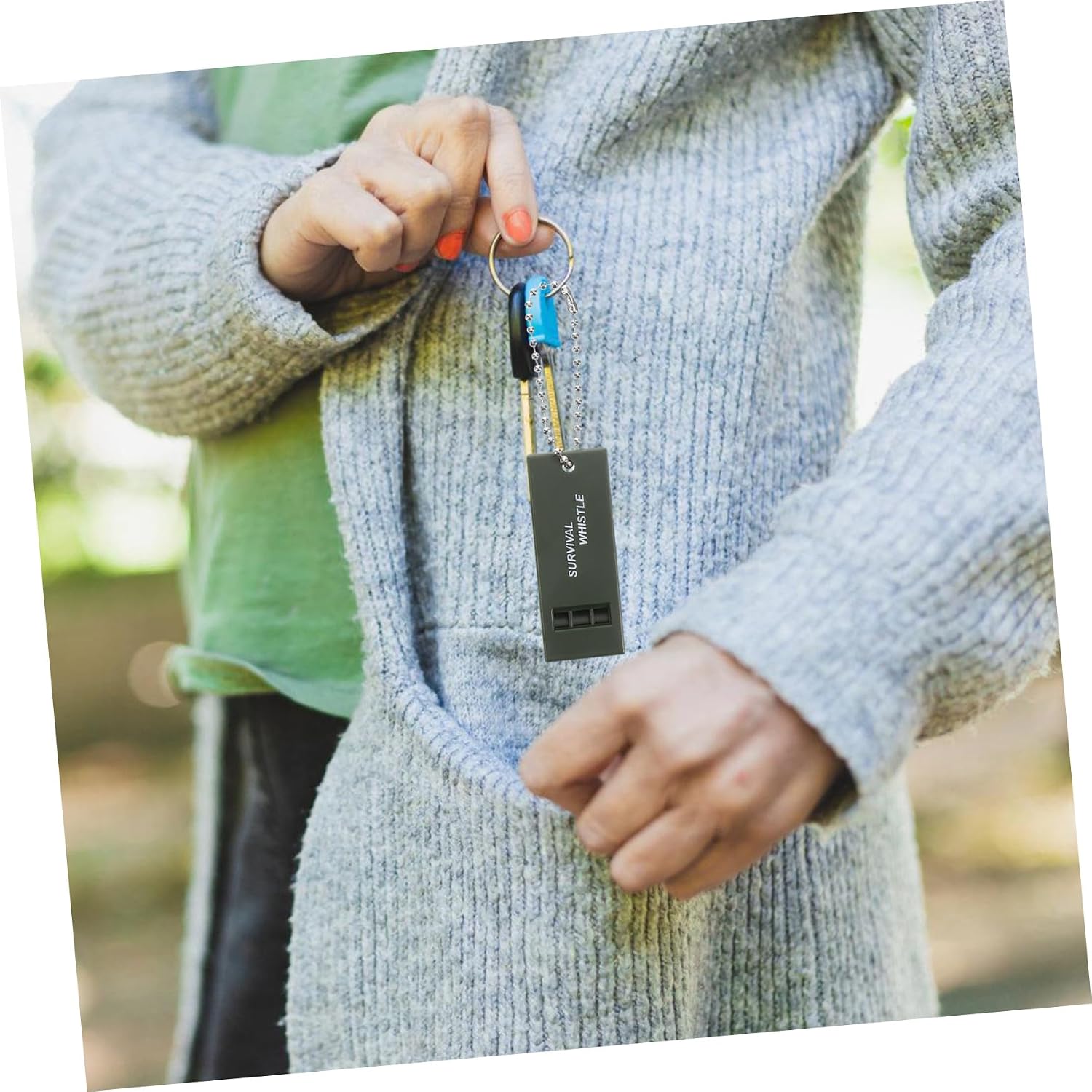 Toddmomy 3pcs High Decibel Emergency Whistle for Outdoor Survival Lifeguard Boating Safety Lightweight Portable Alert Signal for Hiking Camping Fishing Earthquake Rescue