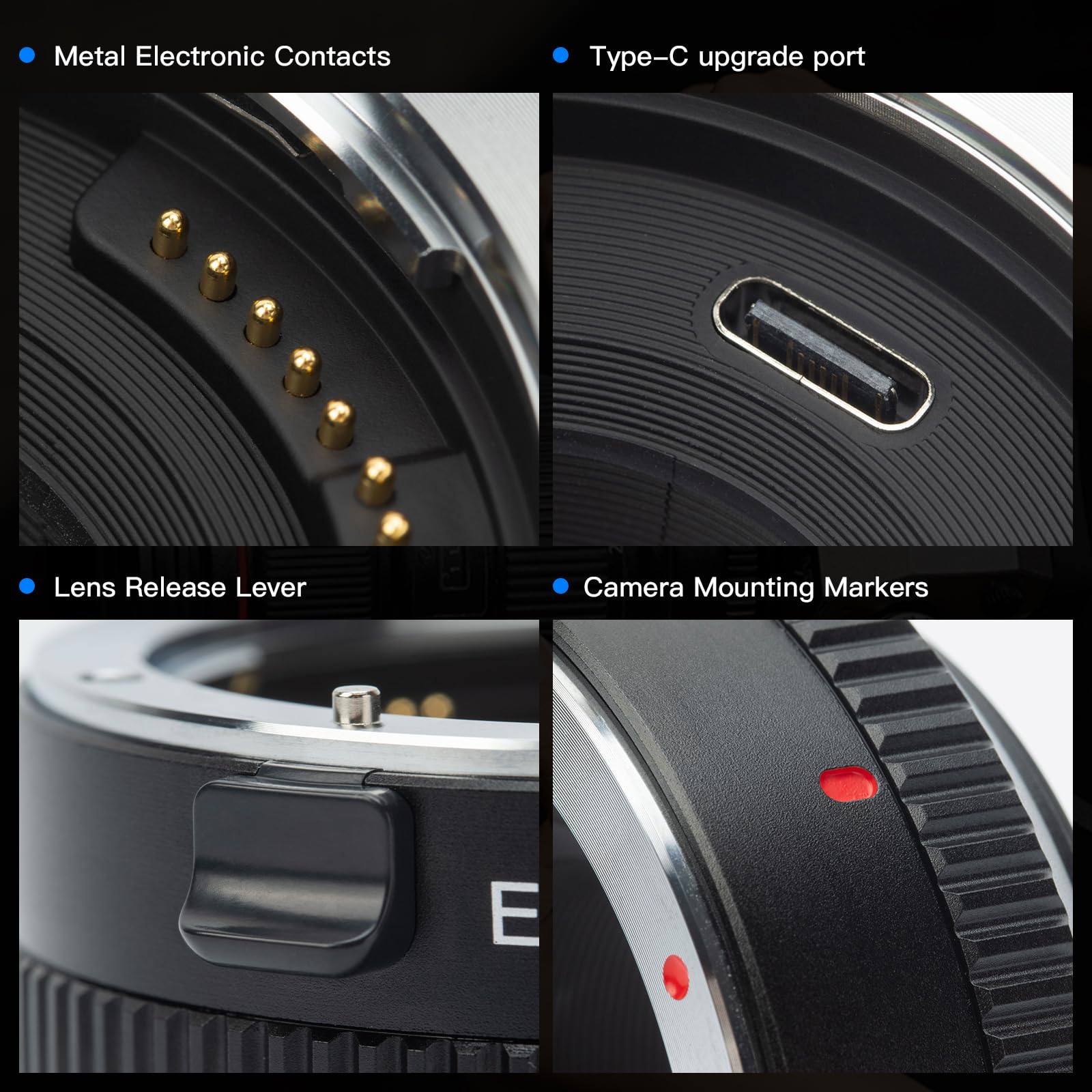 VILTROX EF-FX1 Pro Adattatore Lente Autofocus Elettronico EF-FX Adattatore AF per obiettivo Canon EF/EF-S a Fuji X Mount X-H1 X-T5 X-T4 X-T3 X-T30 X-T100 X-E3 X-S10 X-E4