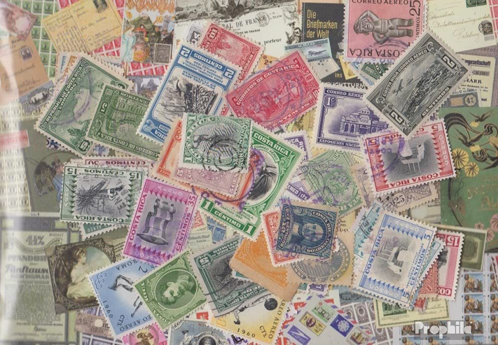 Costa Rica 1.000 diversi Francobolli (Francobolli per i collezionisti)