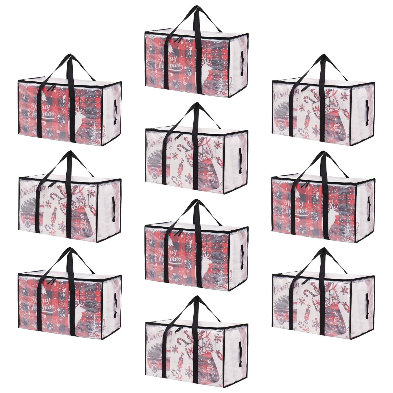 Moving Bags Heavy Duty Extra Large, Alternative for Moving Boxes & Moving Supplies,Clear Storage Bins with Lids, Plastic Packing Tote, Storage Bags
