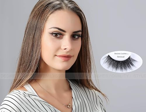 Miniatura 2 de EMILYSTORES Pestañas naturales 3D Faux-visón pestañas multipack 5 pares sensual