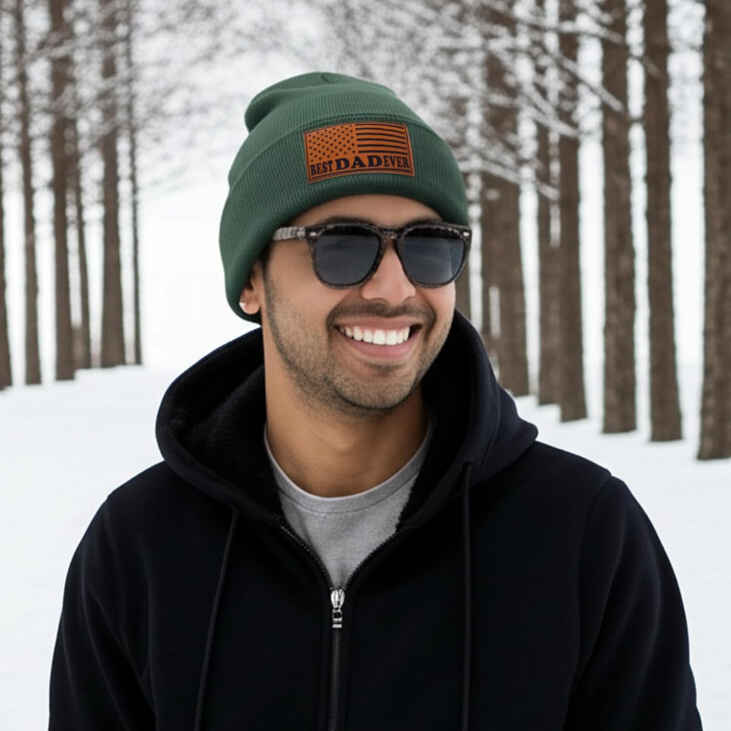 Best Dad Beanie Gifts from Daughter, Son, Kids, Men Knit Hat for Father's Day Birthday Christmas - Image 7