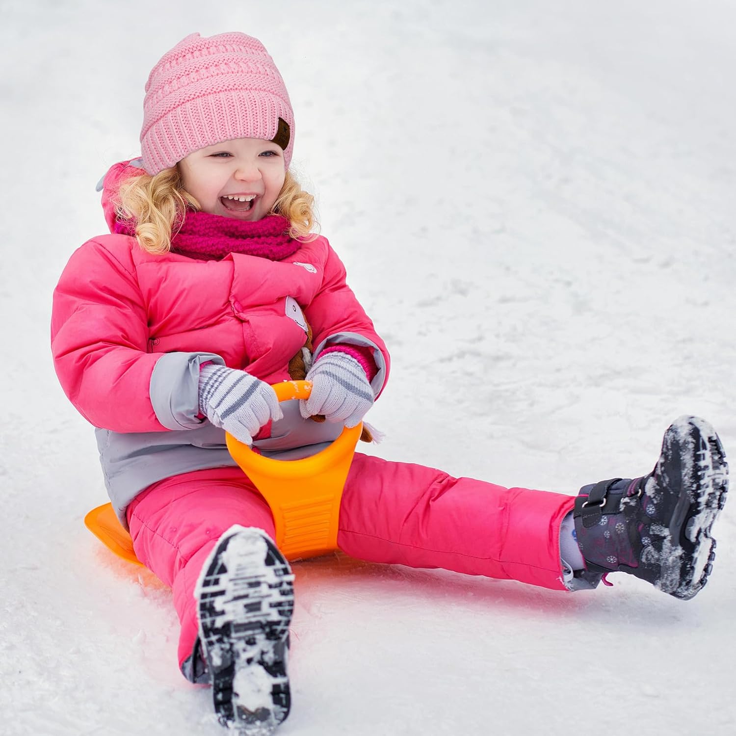 Century Star 3 Pack Baby Winter Hat Satin Lined Baby Beanie for Boys Girls Warm Knit Infant Toddler Hats Cap - Image 6