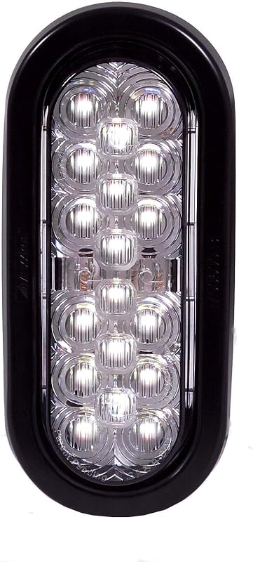Luz de ré para caminhão Maxxima M63324 oval branca LED 12 V – 1 unidade