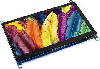 IBest 7inch HDMI LCD (H) 1024x600 Raspberry Pi IPS Display Capacitive Touch Screen Monitor HDMI LCD for Jetson Nano/BeagleBone Black/Banana Pi Support Microsoft XBOX360, Nintendo Switch